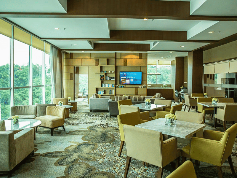 Restaurant im komfortablen Hotel in Kota Kinabalu