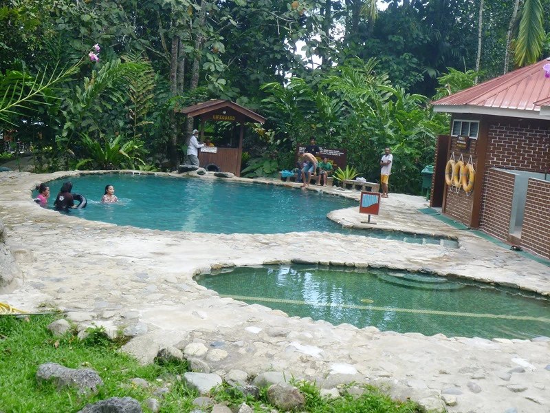 Heiße Quellen im Kinabalu Nationalpark