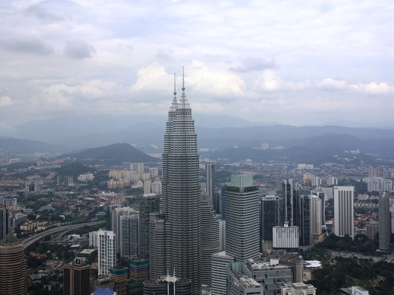 Ausblick vom Kuala Lumpur Tower