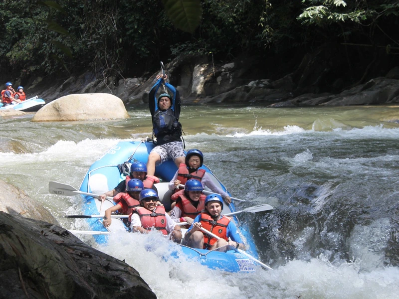 Rafting in den Cameron Highlands, Malaysia