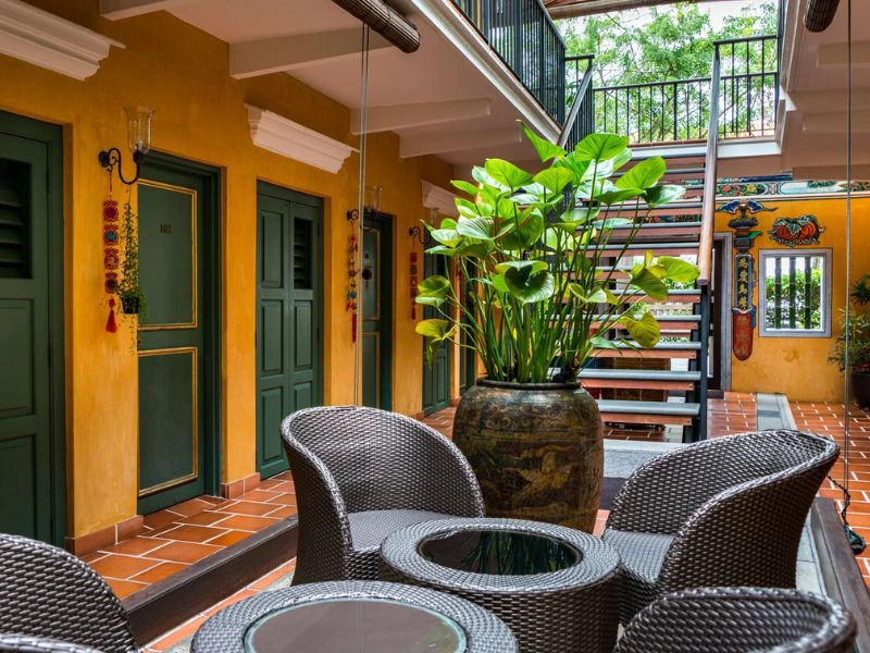 Hotellobby in Penang in Malaysia