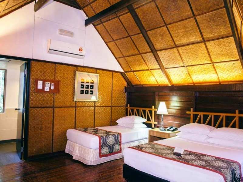 Zimmer von Innen im Taman Negara, Malaysia