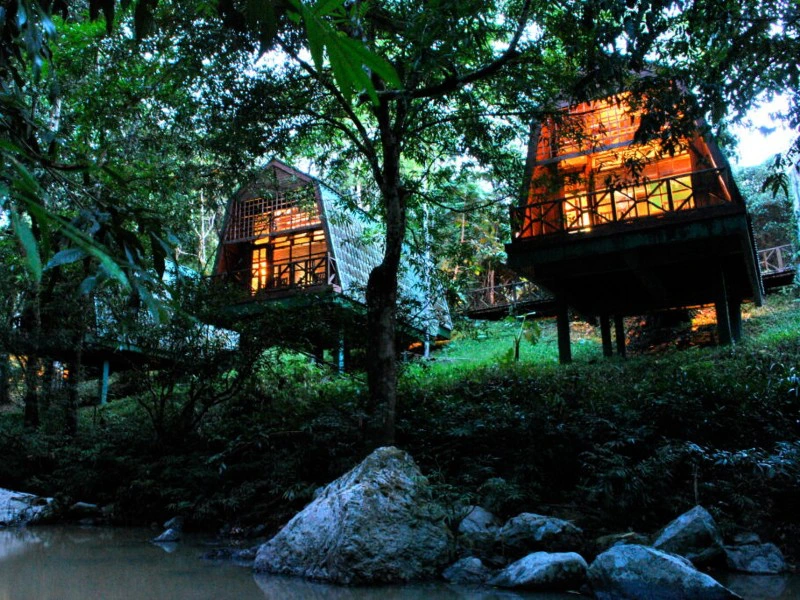 Lodge im Tabin Wildlife Reserve, Borneo
