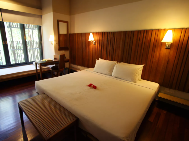 Hotelzimmer im Belum Regenwald, Malaysia