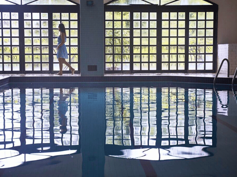 Pool des Familienhotels in den Cameron Highlands