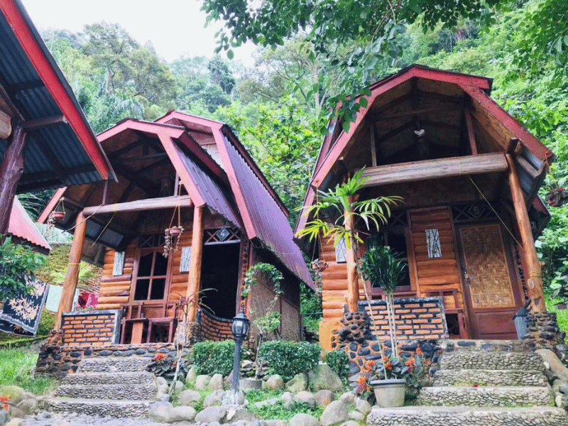 Cottages in Bukit Lawang auf Sumatra