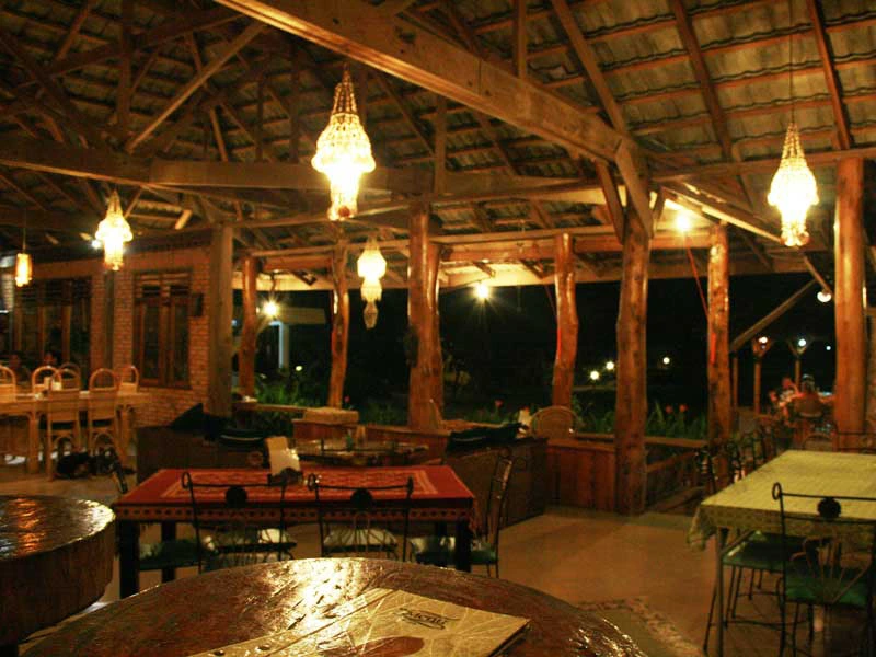 Restaurant einer Unterkunft auf Samosir