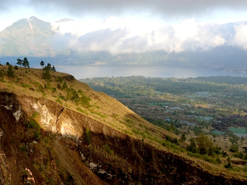 Landschaft Mount Batur