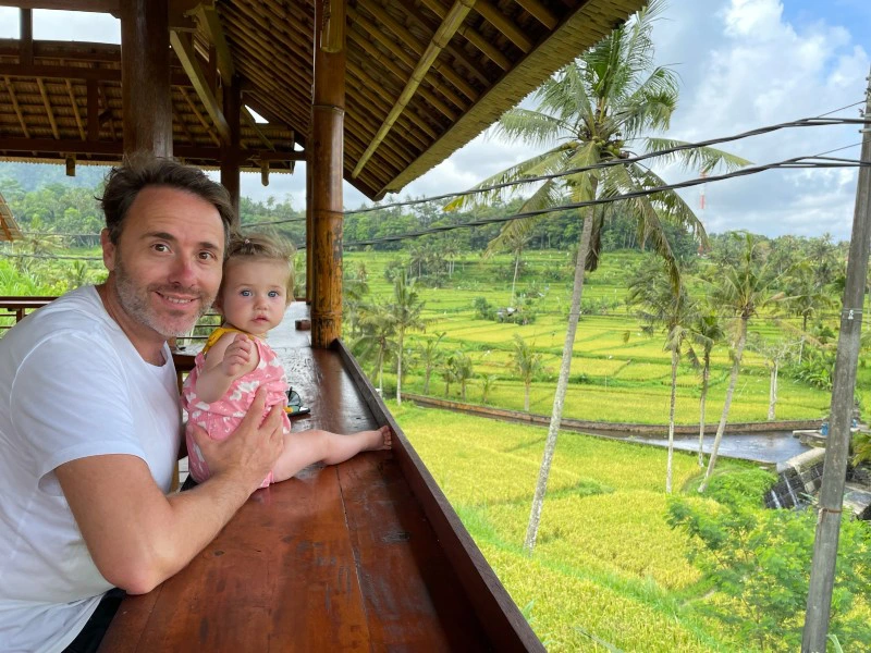 Reisterassen in Sidemen auf Bali