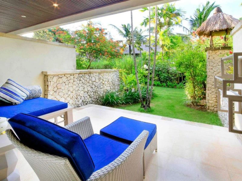 Hotelterasse in Nusa Dua auf Bali