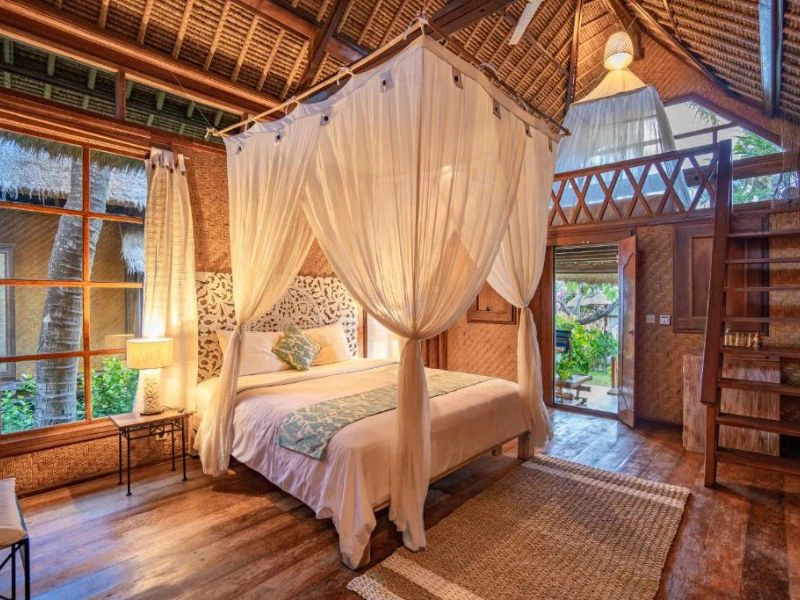 Hotelzimmer in Amed, Indonesien