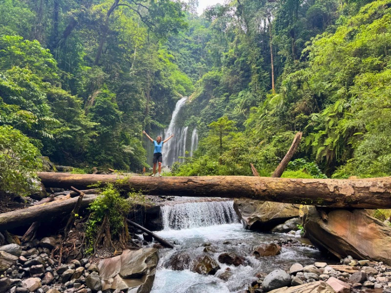 Wasserfall bei Senura auf Lombok