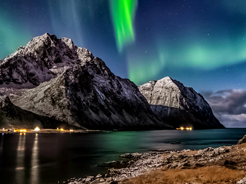 Polarlichter in Skandinavien