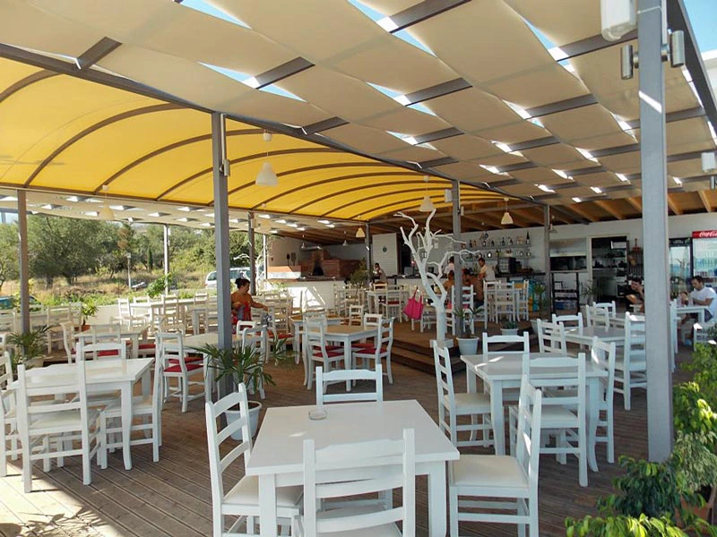 Restaurant an der albanischen Riviera