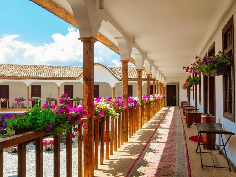 Innvonhof in Korca Albanien