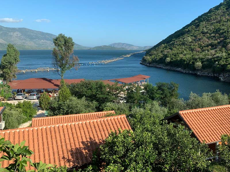 Meerblick in Ksamil Albanien