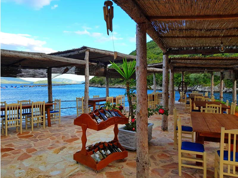 Hotelrestaurant in Ksamil Albanien