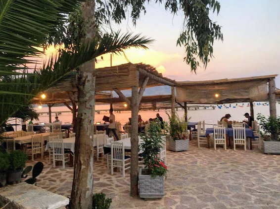 Strand in Ksamil Albanien