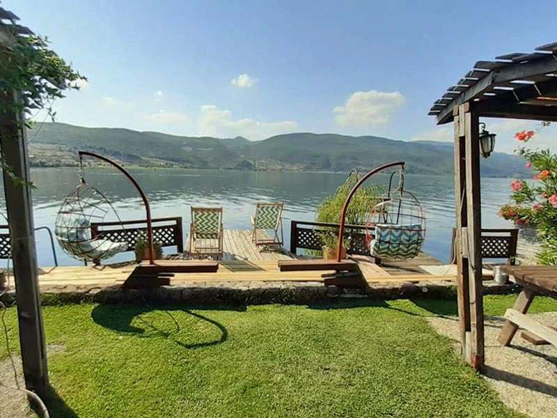 Terrasse am Ohridsee Albanien
