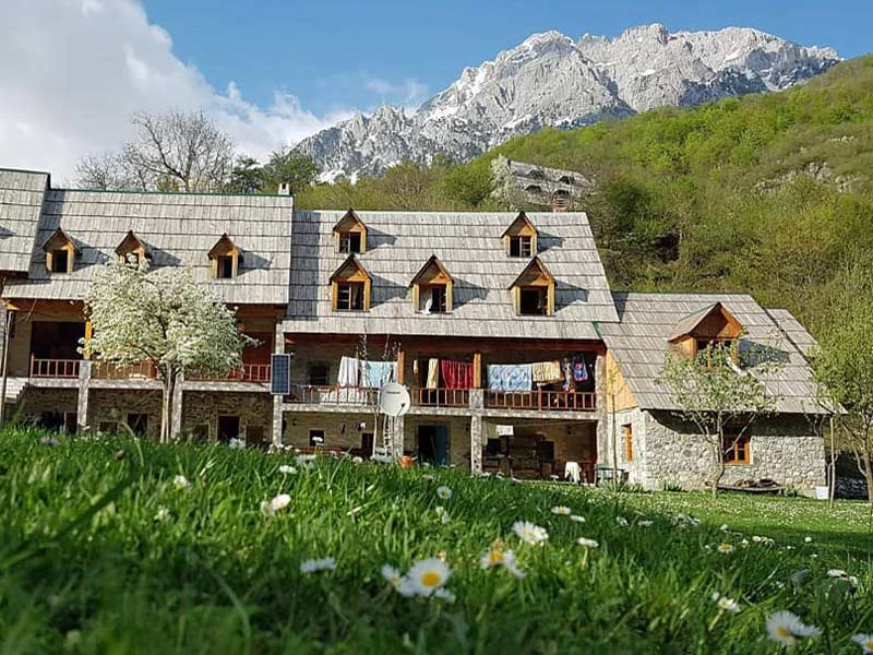 Gästehaus in Theth Albanien