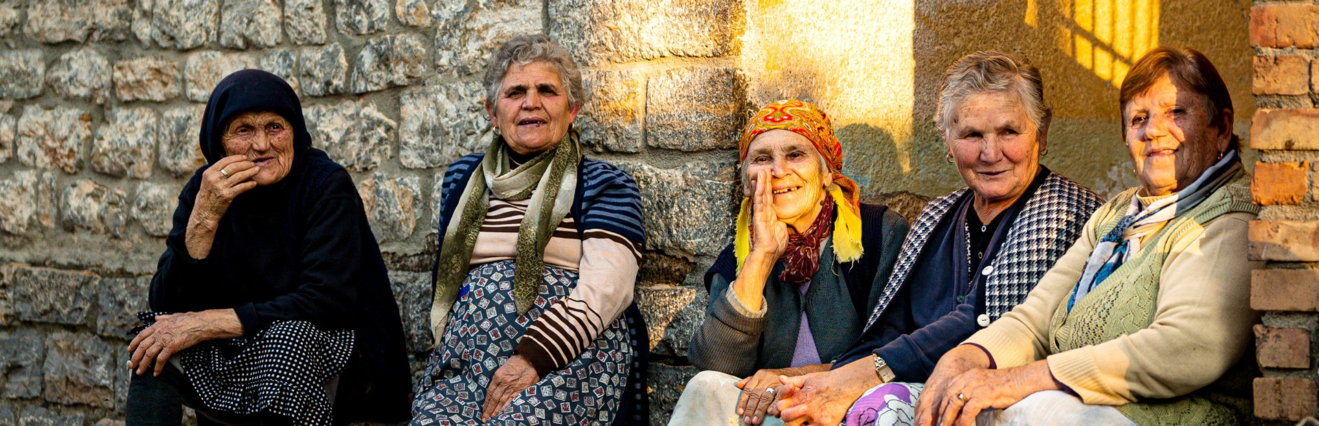 Einheimische Frauen in Albanien
