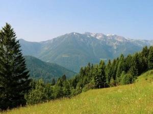 Ausblick auf die Berge im Kosovo