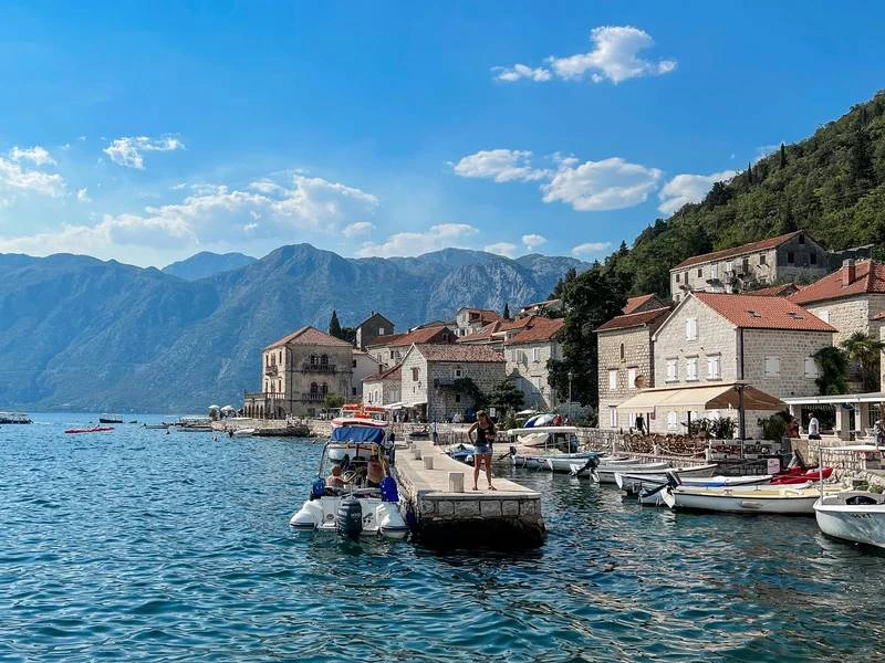 Hafen von Kotor Montenegro