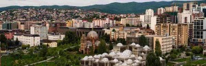 Pristina von Oben Kosovo