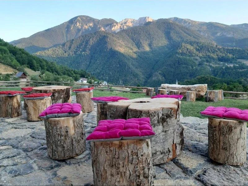 Ausblick vom Gästehaus in Rugova Kosovo