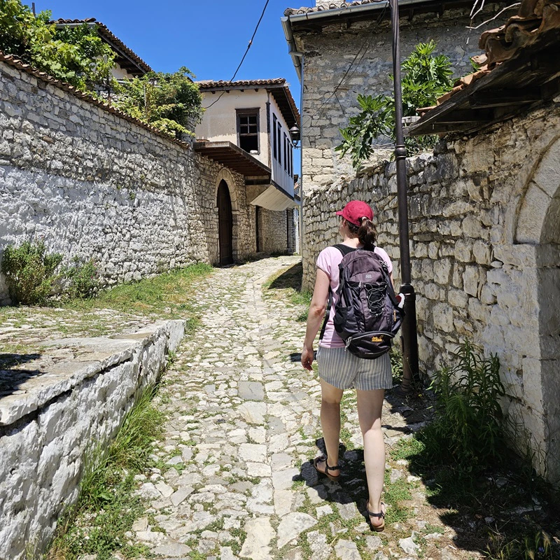 Wanderung zur Berat Castle