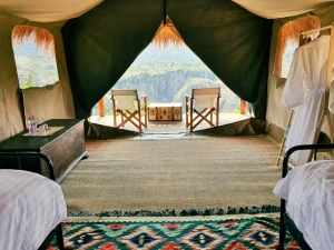 Zelt vom Glamping am Nivica Canyon