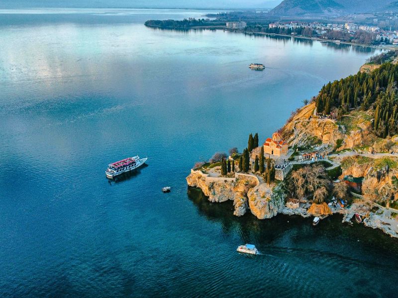 Ohridsee in Nordmazedonien