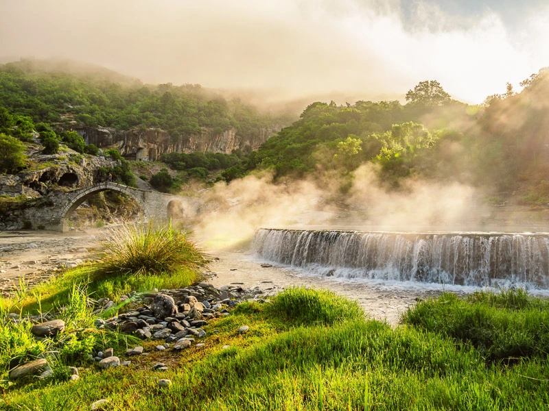 Wasserfall Permet Albanien