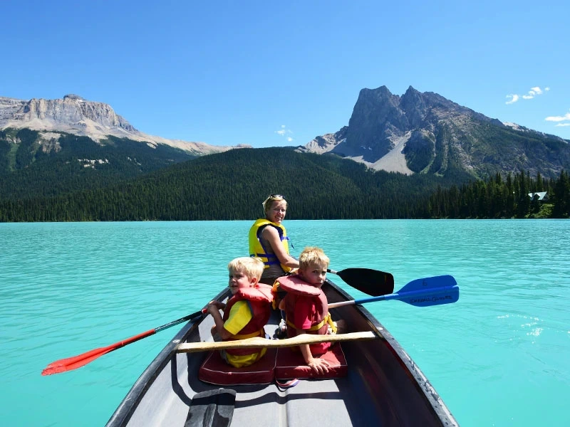 Bootstour mit Kindern in Kanada