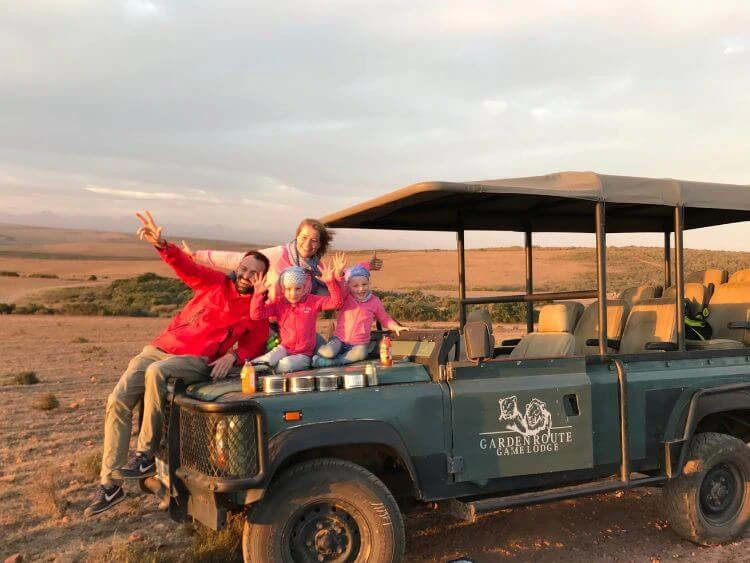 Safari mit der Familie in Südafrika