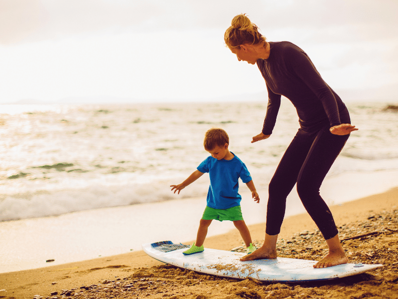 Surfen Familie