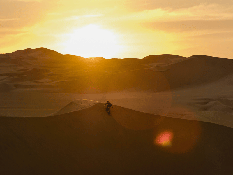 Sandsurfen Peru