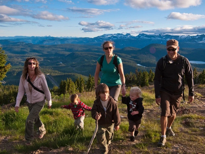 Wandern mit der Familie in Kanada
