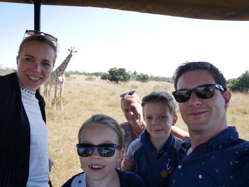Jeepsafari mit der Familie in Botswana