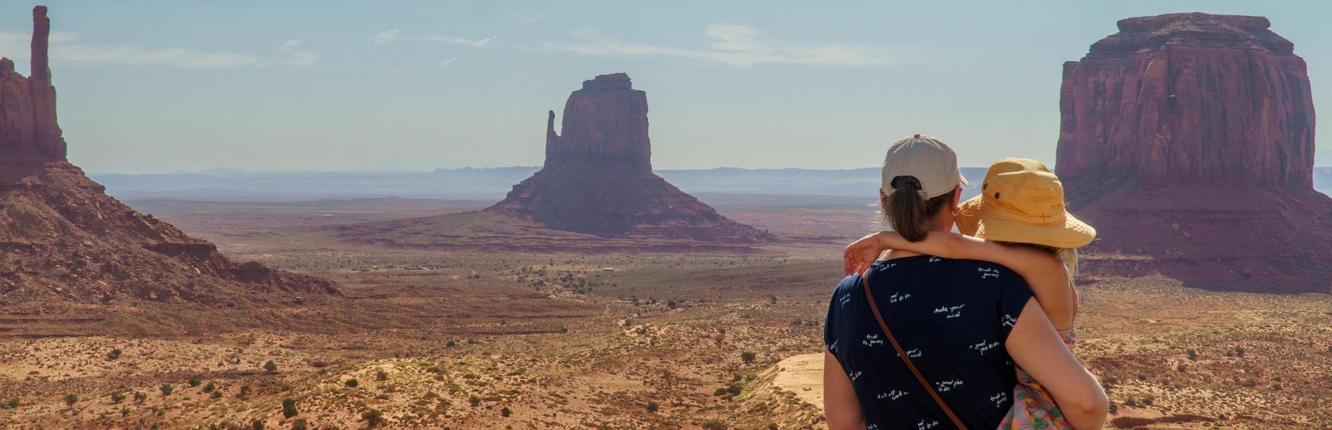 Familienausflug ins Monument Valley in den USA