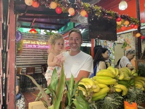 Garküche mit Pancakes in Thailand