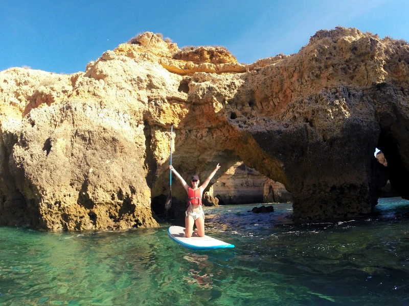 SUP an der Algarve