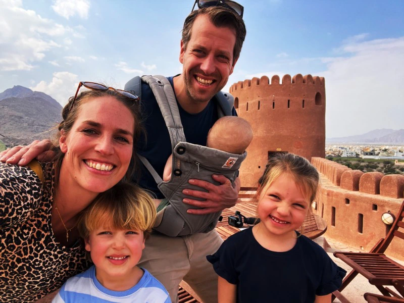 Besuch eines Forts im Oman