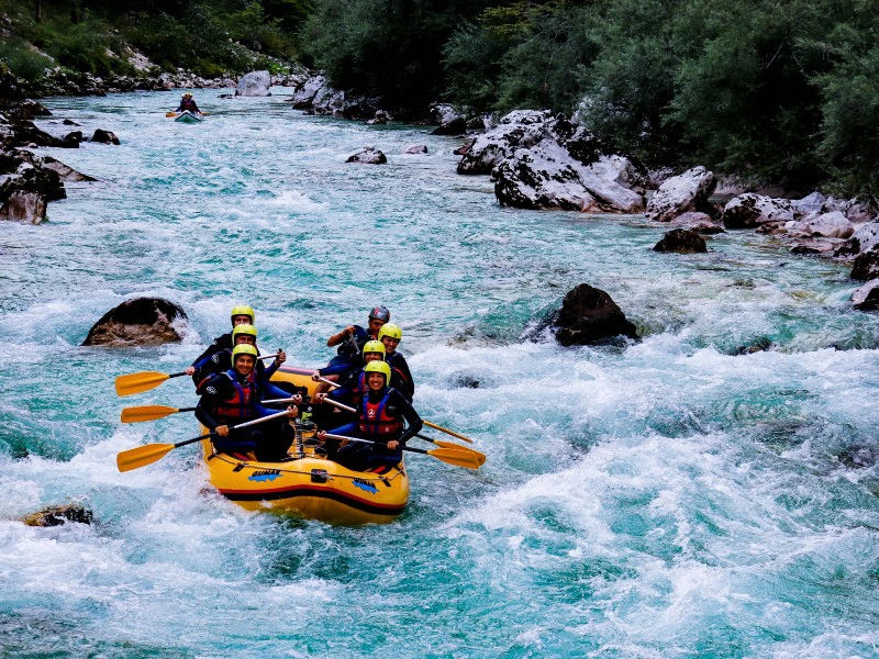 Rafting in Slowenien