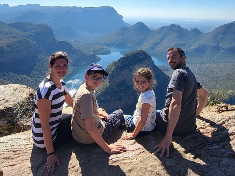 Familie am Blyde River Canyon