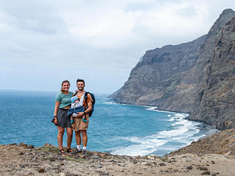 Familie auf Santo Antao