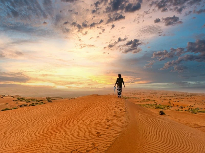 Sanddüne im Oman