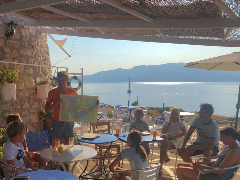 Ausflug vom Segelschiff