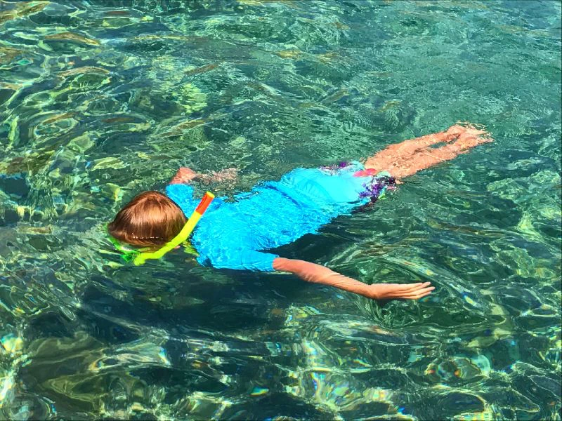 Familienurlaub Griechenland Schnorcheln