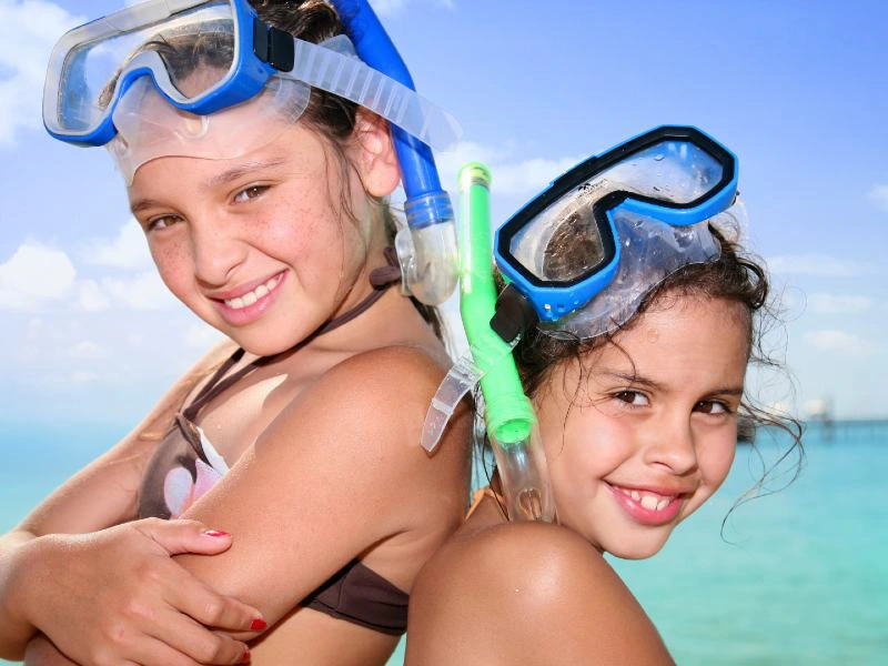 Familienurlaub Griechenland Süd-Euböa Schnorcheln